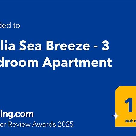 Kallia Sea Breeze - 3 Bedroom Apartment Rhodes City Zewnętrze zdjęcie